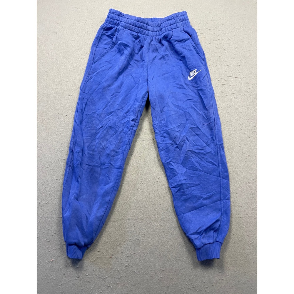 Nike Joggers Cotton Blend Blue Medium Youth Boys